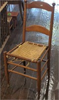 Antique wooden chair approximately 35"x17"14"