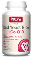 120Pcs Vegan Red Yeast Rice & Co-Q10 Herbal Heart