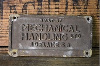 Mechanical Handling Adelaide Plate