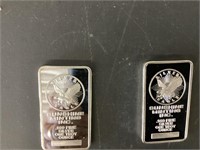 2 silver bars