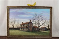 Original Phil Christman "Gumtree Road" on Canvas