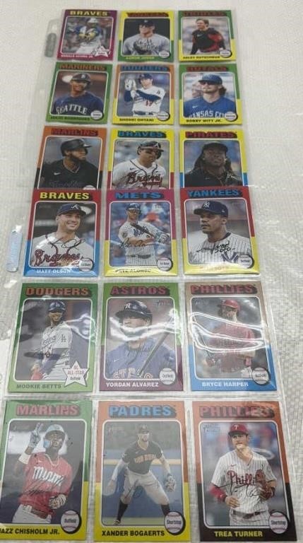 baseball cards  signed