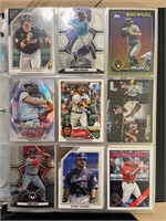 Lot of 9 MLB Stars/HOF/Inserts