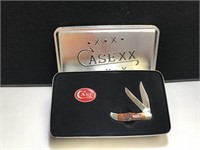 Case Small Folding Hunter Autumn Bone Handle