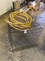 Critter cage and a short extension cord