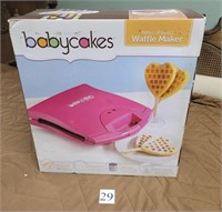Babycakes - Heart Shaped Waffle Maker