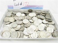 200 asstd. silver quarters, vmm