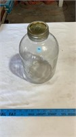 Glass mason jar.