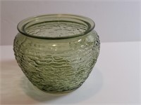 Avocado Green Basin Vase Soreno Look Alike