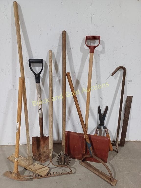 (10) Assorted Yard Tools