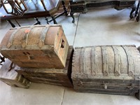 (4) Steamer Trunks (Poor Condition)