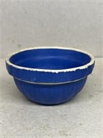 Stoneware blue bowl