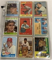 59-1950/60’s low grade baseball cards