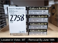 LOT, (160) ROUNDS OF SELLIER & BELLOT 6.5