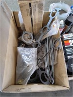 Assorted gaskets, wire, dipsticks