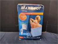MaxHeat Washable Heating Pad w/ 4 Heat Settings