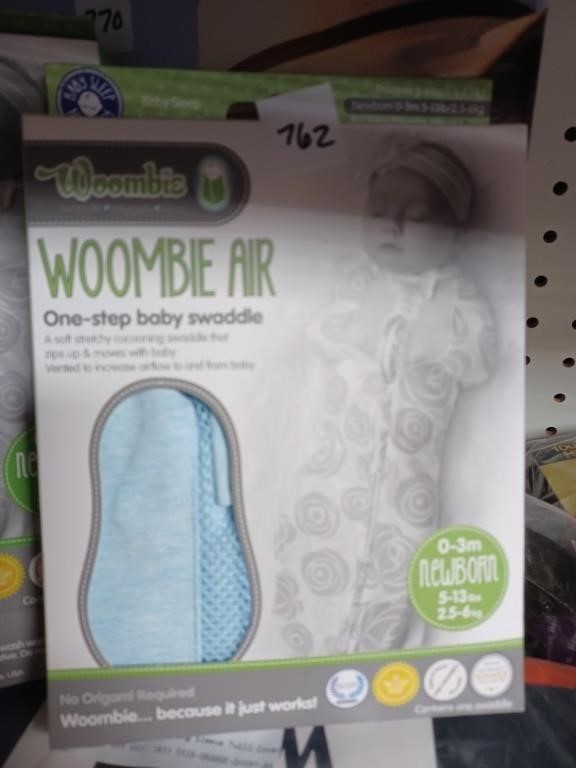 Woombie Air Baby Swaddle- New