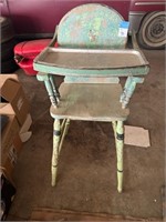 Antique high chair