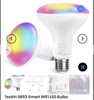 2 pack of Teckin SB53 Smart WiFi LED Bulbs -