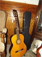 Dauphin model 15N 6 string acoustic guitar w/case