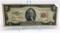 1953 $2 Red Seal