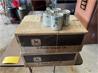 (2) Boxes John Deere 2 Cycle Engine Oil