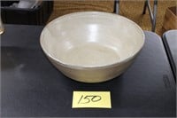 Large pottery bowl