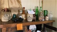 Antique and Vintage alcohol bottles