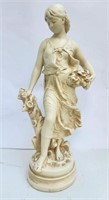 Girl Sculpture 18" Statue Hip Moreau Alexander Bac