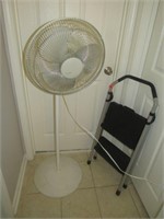 Fan and stool