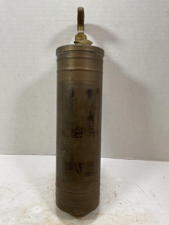 SUPER FYR-FYTER BRASS FIRE EXTINGUISHER