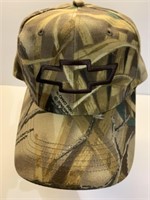 Chevy camouflage snap to fit ball cap appears in