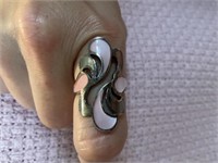 Abalone Sterling Ring