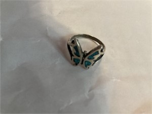 Butterfly Sterling Ring