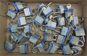 Box of Master Locks w/ Keys