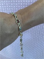 7 1/2" Sterling Bracelet