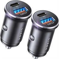 2-Pack USB C Car Charger Fast Charge, 48W Car