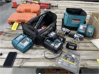 Makita Chargers and Batteries, Drills