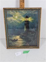 Framed Lighthouse print