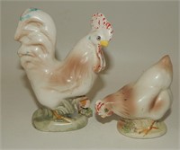Vintage Rooster & Hen