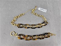 Ralph Lauren Tortoise Link Necklace & Bracelet