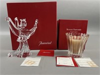 Baccarat Angel & Bougie Candle Signed
