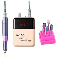 Nail Drill Machine, Rechargeable - NEW