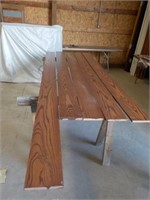 Oak 1 x 8 -10' - 12' stained.