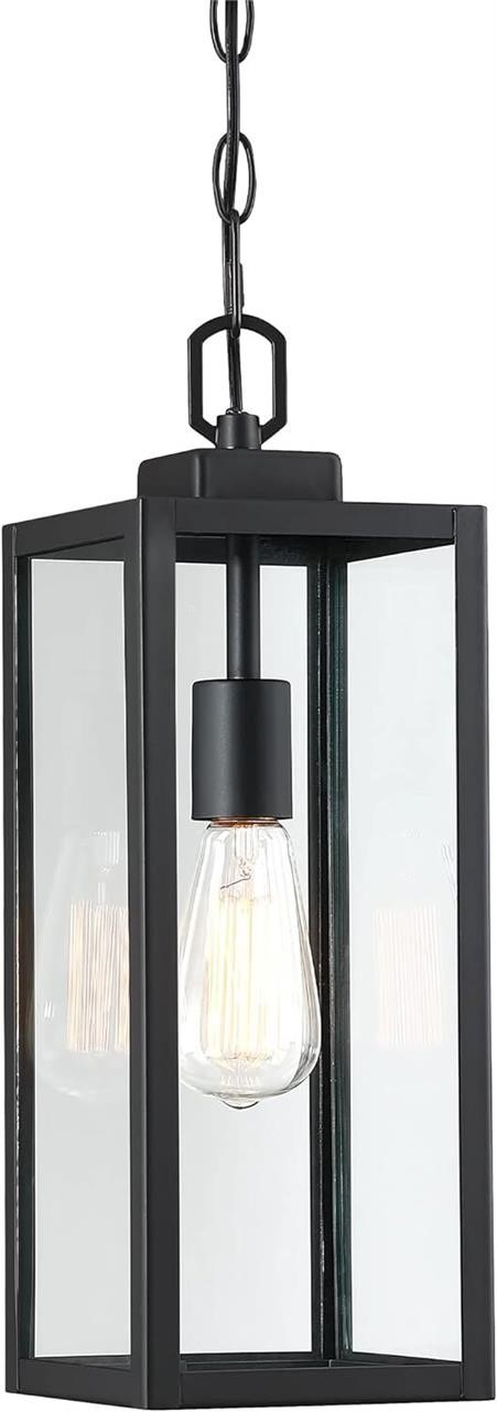 Pia Ricco Outdoor Pendant Light  Matte Black