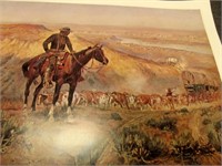 CM Russell "Wagon Boss" Western Art Print