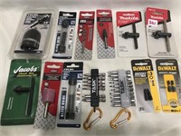 Tool Accessories, Various Pieces, Qty. 13pc