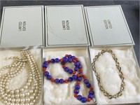 Costume Jewelry In Boxes