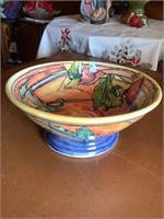 Pottery bowl by Wendy Johnston 9" d