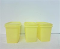 (3) Tupperware 1243 1960's Containers